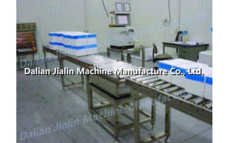 Auto weighting&labeling roller conveyor